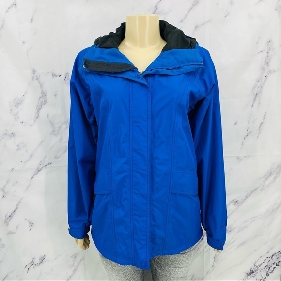 LL Bean Gore-Tex Rain Jacket Blue - Picture 7 of 7